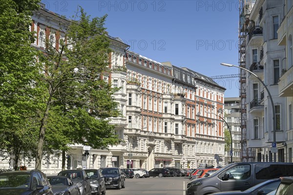 Facades, old buildings, Eisenacher Strasse, Schoeneberg, Tempelhof-Schoeenberg, Berlin, Germany,