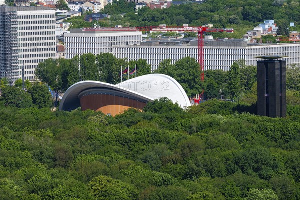 House of World Cultures, pregnant oyster, Tiergarten, Berlin, Mitte, Germany, Europe