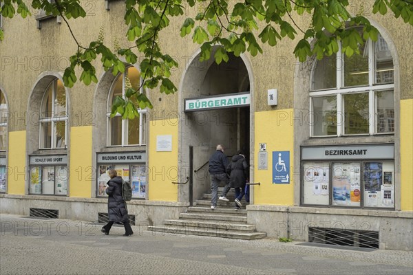 Citizens' Office, Town Hall, Kirchstrasse / Teltower Damm, Zehlendorf, Berlin, Germany, Europe
