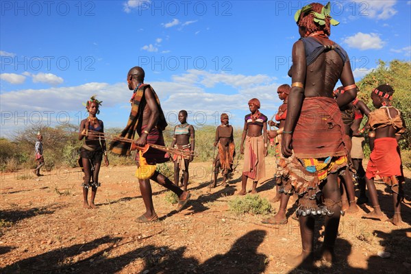 South Ethiopia, Omo region, among the Hamar tribe, Hamer, Hamma, Hammer, Amar or Amer, family