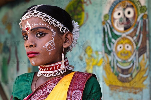Gotipua dancer, traditional hindu dance, odisha, India, Asia