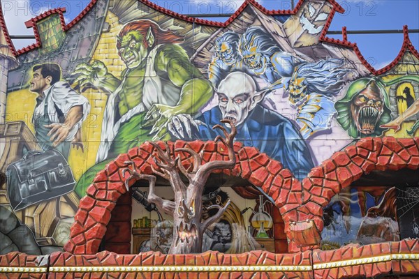 Ghost castle, spring festival, fairground, Tegel, Reinickendorf, Berlin, Germany, Europe