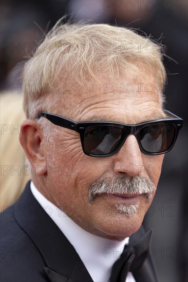 Cannes, France, 14 May 2024: Kevin Costner at the premiere of Horizon: An American Saga on the red
