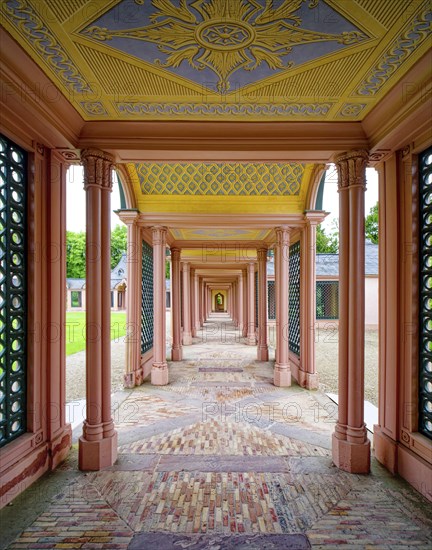 Garden Mosque by Nicolas de Pigage, Schwetzingen Palace Gardens, Schwetzingen, Baden-Wuerttemberg,