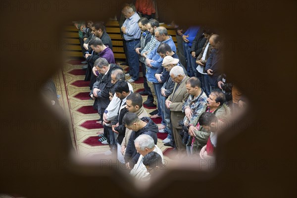 Muslims in Berlin gathered for prayer on 1 May 2015 at the Dar Assalam Mosque, Neukoelln Meeting