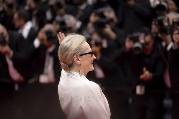 Cannes, France, 14 May 2024: Meryl Streep during the opening of the 77th Cannes International Film