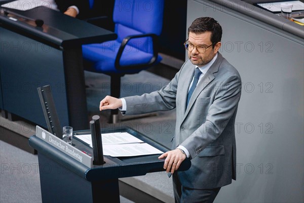 Marco Buschmann, Federal Minister of Justice, speaks on the Bureaucracy Reduction Act at the 170th