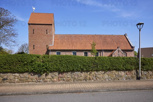 Deezbuell Apostle Church of the Evangelical Lutheran Parish of Niebuell, North Friesland District,
