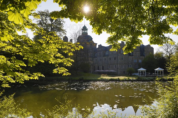 Bueckeburg Castle, ancestral seat of the House of Schaumburg-Lippe, Bueckeburg, Lower Saxony,