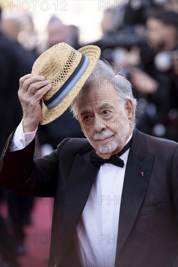 Cannes, France, 16.5.2024: Francis Ford Coppola at the premiere of Megalopolis on the red carpet of