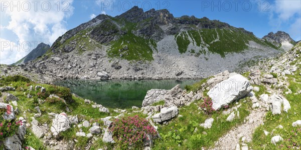Koblatsee, Allgaeu Alps, Allgaeu, Bavaria, Germany, Europe