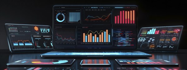 Data analysis of trends about investments, mortgages, financial markets and real estate, AI