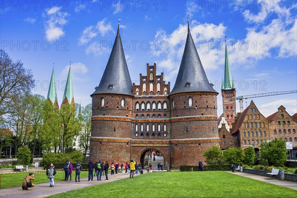 Holstentor, Hanseatic City of Luebeck, Schleswig-Holstein, Germany, Europe