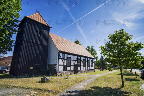 Rietzneuendorf village church, Dahme-Spreewald, Brandenburg, Germany, Europe
