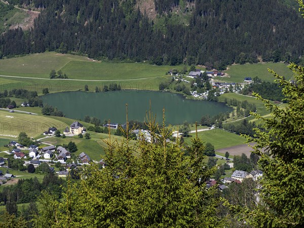 Putterersee, near Aigen im Ennstal, Styria, Austria, Europe