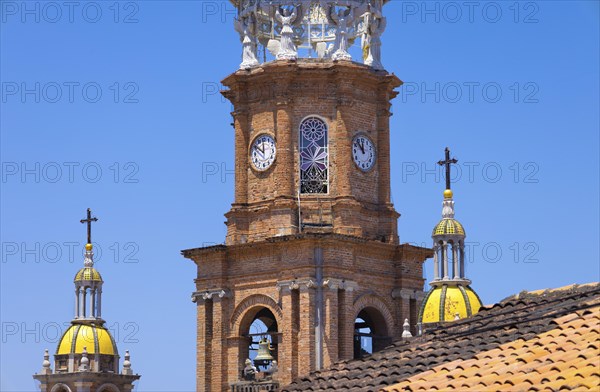 Puerto Vallarta church Parish Our Lady of Guadalupe near Malecon, beaches and historic city center