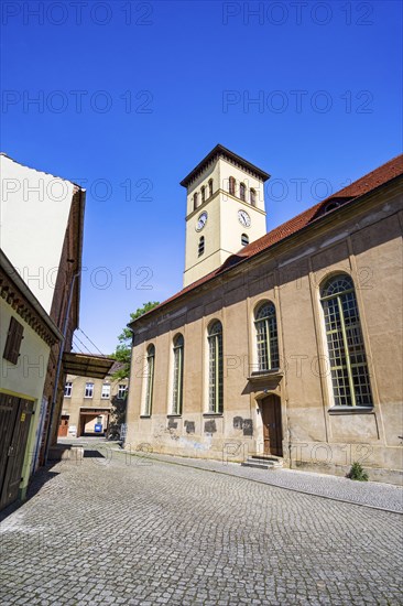 Golssen town church, Dahme-Spreewald, Brandenburg, Germany, Europe
