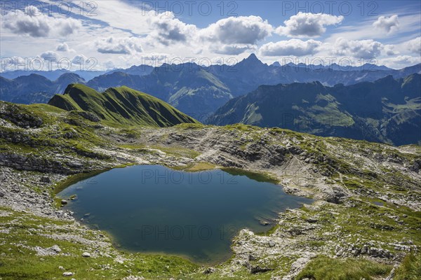 Laufbichelsee, Allgaeu Alps, Allgaeu, Bavaria, Germany, Europe