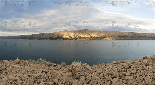 Morning atmosphere on the coast of the island of Pag, Zadar, Dalmatia, Croatia, Europe