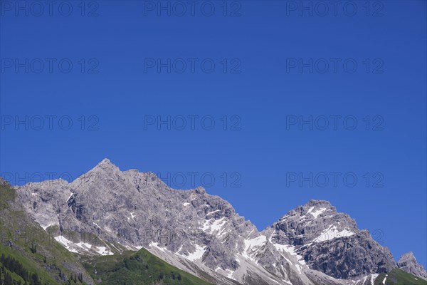 Grosser Wilder, 2379m, Hochvogelgruppe and Rosszahngruppe, Allgaeu Alps, Allgaeu, Bavaria, Germany,