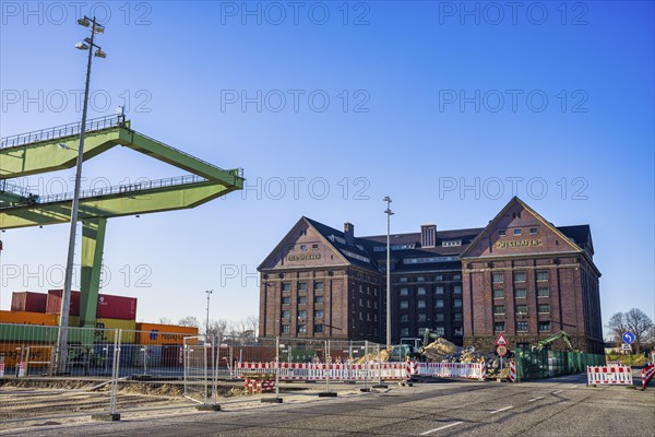 Customs warehouse in Westhafen, Berlin, Germany, Europe
