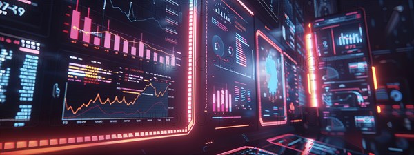 Data analysis of trends about investments, mortgages, financial markets and real estate, AI
