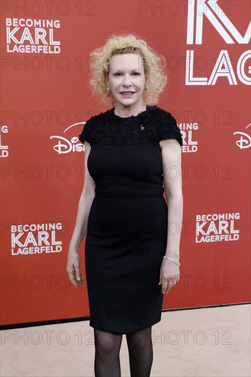 Sunnyi Melles at the German premiere of Becoming Karl Lagerfeld at the Zoo Palast Berlin on 30 May