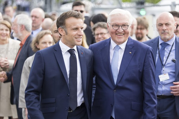 Emmanuel Macron (President of the French Republic) and Frank-Walter Steinmeier (President of the