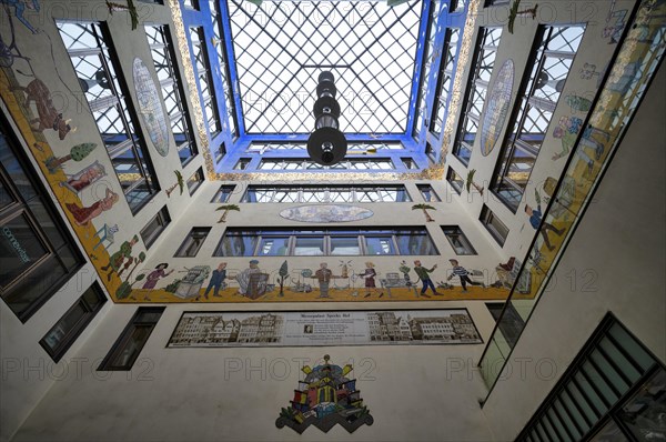 Specks Hof, shopping arcade, mall, shopping centre, shopping arcade, Leipzig, Saxony, Germany,