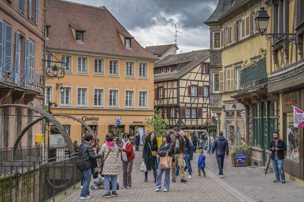 Old buildings, half-timbered houses, tanners' quarter, Colmar, Alsace, France, Europe