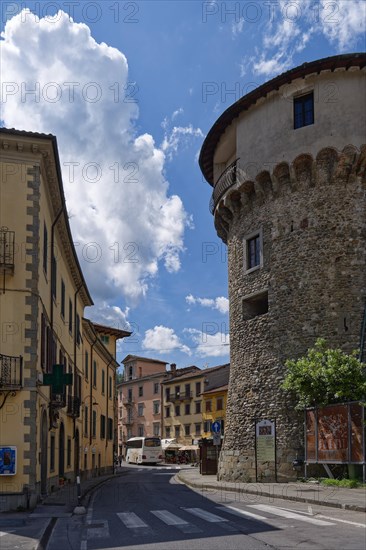 Historic old town centre of Castelnuovo di Garfagnana, Castelnuovo, Lucca, Tuscany, Italy, Southern