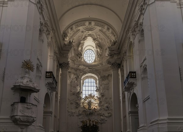 Interior view, Kollegienkirche, Salzburg, Salzburger Land, Austria, Europe
