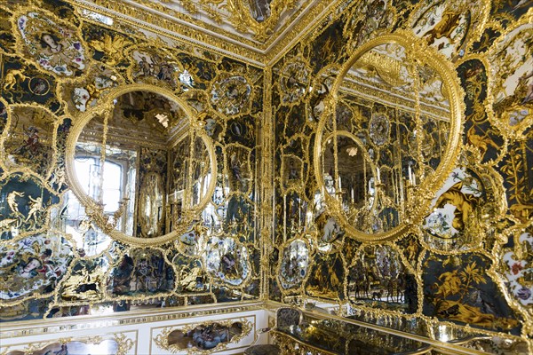 Hall of Mirrors, Wuerzburg Residence, UNESCO World Heritage Site, Wuerzburg, Lower Franconia,