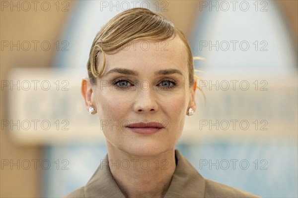 Cannes, France, 19.5.2024: Diane Kruger in front of the talk about her new film The Shrouds at The