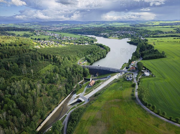 The Malter Dam is a dam built between 1908 and 1913 in the Free State of Saxony near the town of