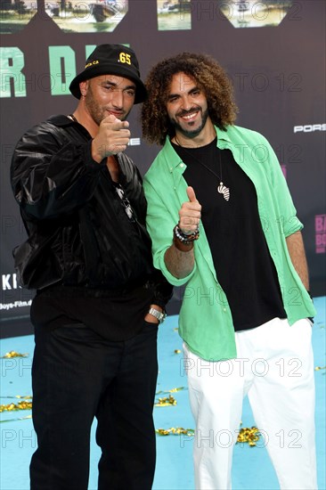 Bilall Fallah and Adil El Arbi at the Bad Boys, Ride or the Germany premiere in Berlin at the Zoo
