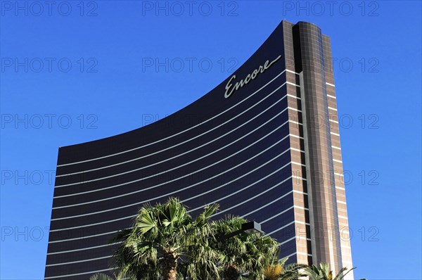 Las Vegas, Nevada, USA, North America, High-rise building of the Encore Hotel in Las Vegas,