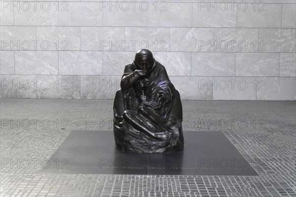 Pieta by Kaethe Kollwitz in the Schinkelbau Neue Wache unter den Linden in Berlin, Berlin, Germany,