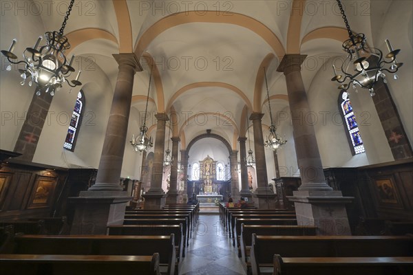 Convent Church of Our Lady of the Odilienberg, Hohenburg Monastery, Odilienberg, Alsace, France,