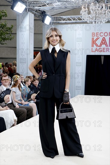 Cathy Hummels at the German premiere of Becoming Karl Lagerfeld at the Zoo Palast Berlin on 30 May