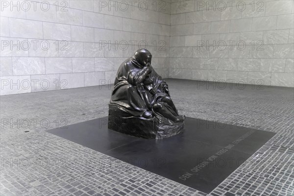 Pieta by Kaethe Kollwitz in the Schinkelbau Neue Wache unter den Linden in Berlin, Berlin, Germany,