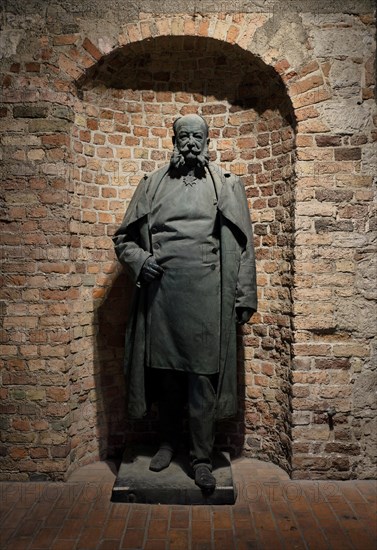 Monument to Kaiser Wilhelm I, equestrian staircase, Spandau Citadel, Spandau district, Berlin,