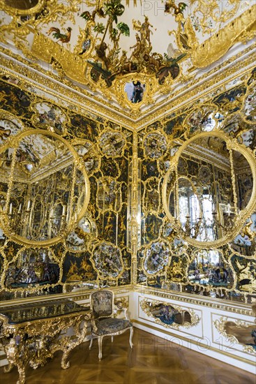 Hall of Mirrors, Wuerzburg Residence, UNESCO World Heritage Site, Wuerzburg, Lower Franconia,
