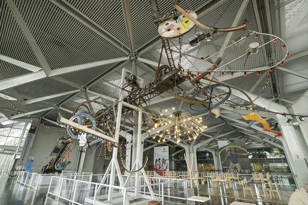 The Luminator, work of art by Jean Tinguely, EuroAirport Basel Mulhouse Freiburg, Basel,