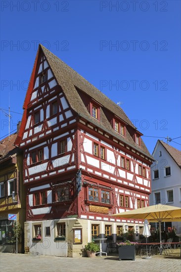 Ratsstueble restaurant, traditional restaurant, pub, half-timbered house, three-storey