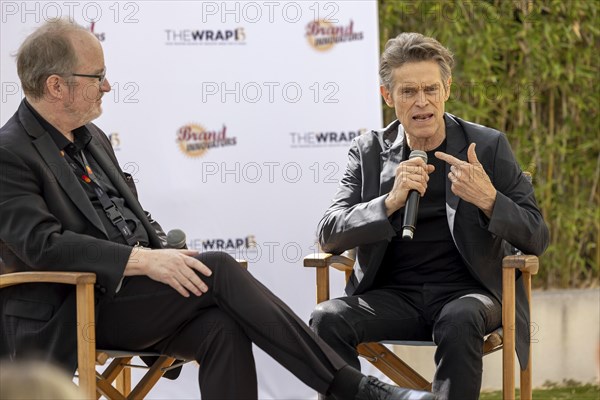 Cannes, France, 19.5.2024: Willem Dafoe in conversation with Steve Pond about the new film Kinds of