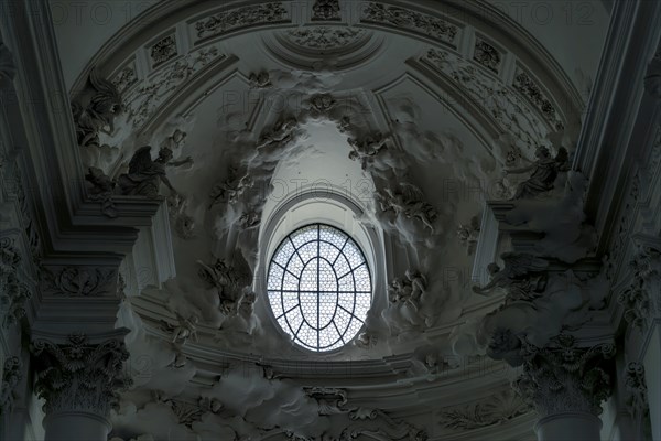 Interior view, Kollegienkirche, Salzburg, Salzburger Land, Austria, Europe