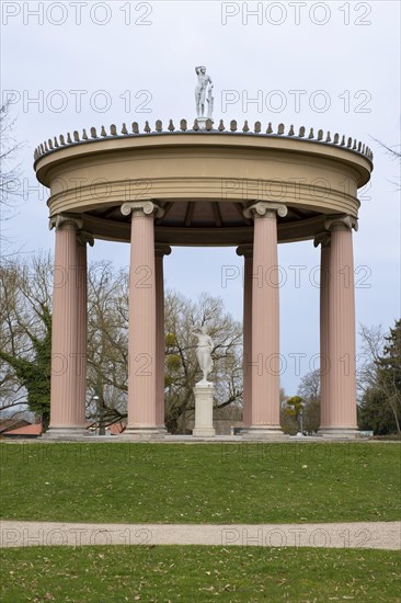 Hebetempel, Schlossgarten, Neustrelitz, Mecklenburg-Vorpommern, Germany, Europe