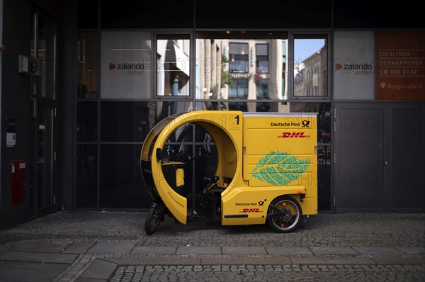 E-Rylle, Elektro-Rytle, E-Cargobike, electric cargo bike, emission-free, CO2-free, DHL delivery