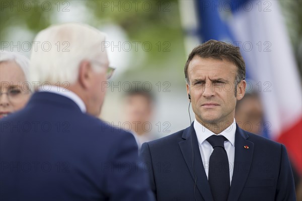Frank-Walter Steinmeier (President of the Federal Republic of Germany) and Emmanuel Macron
